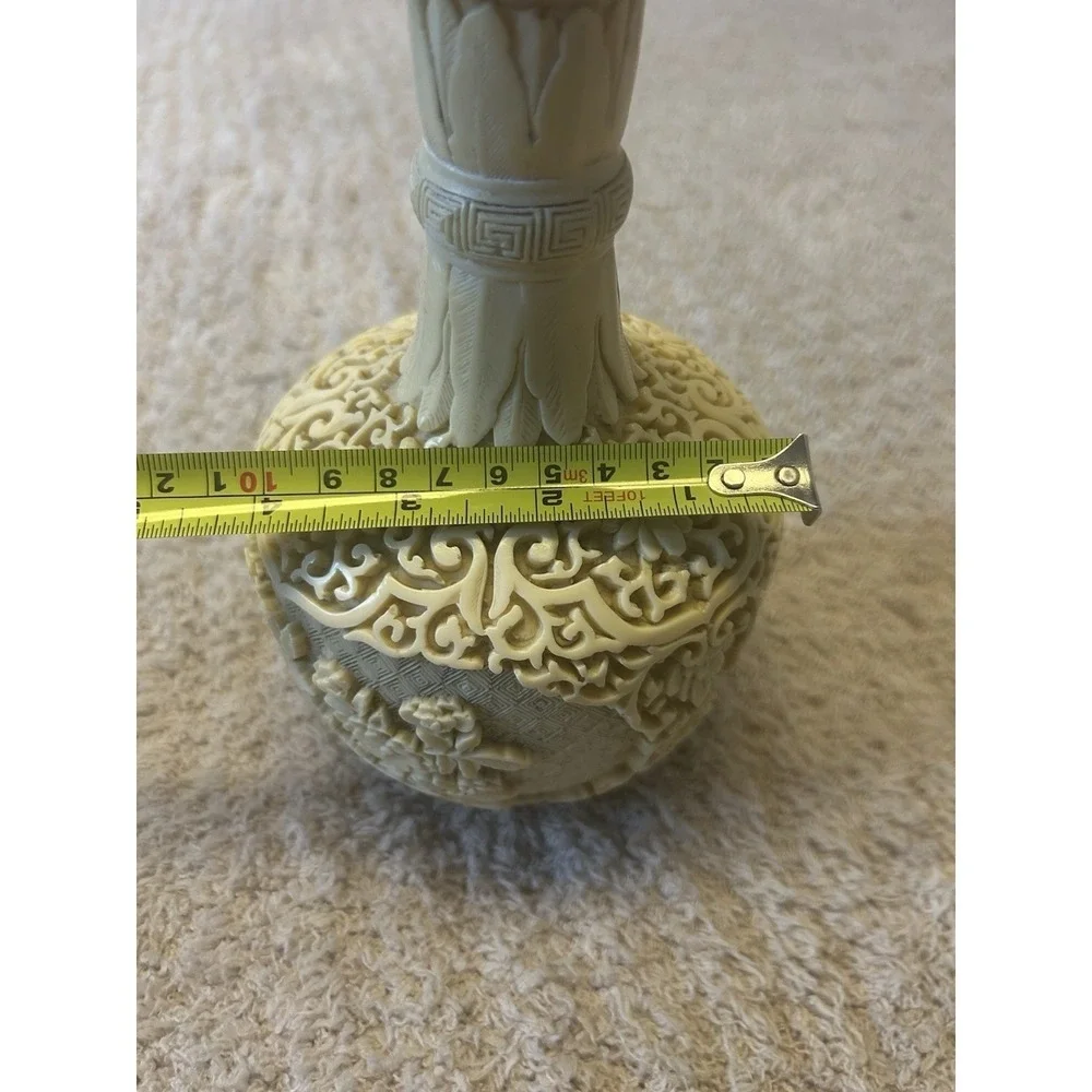 Vintage Cinnabar Hand Carved‎ 9